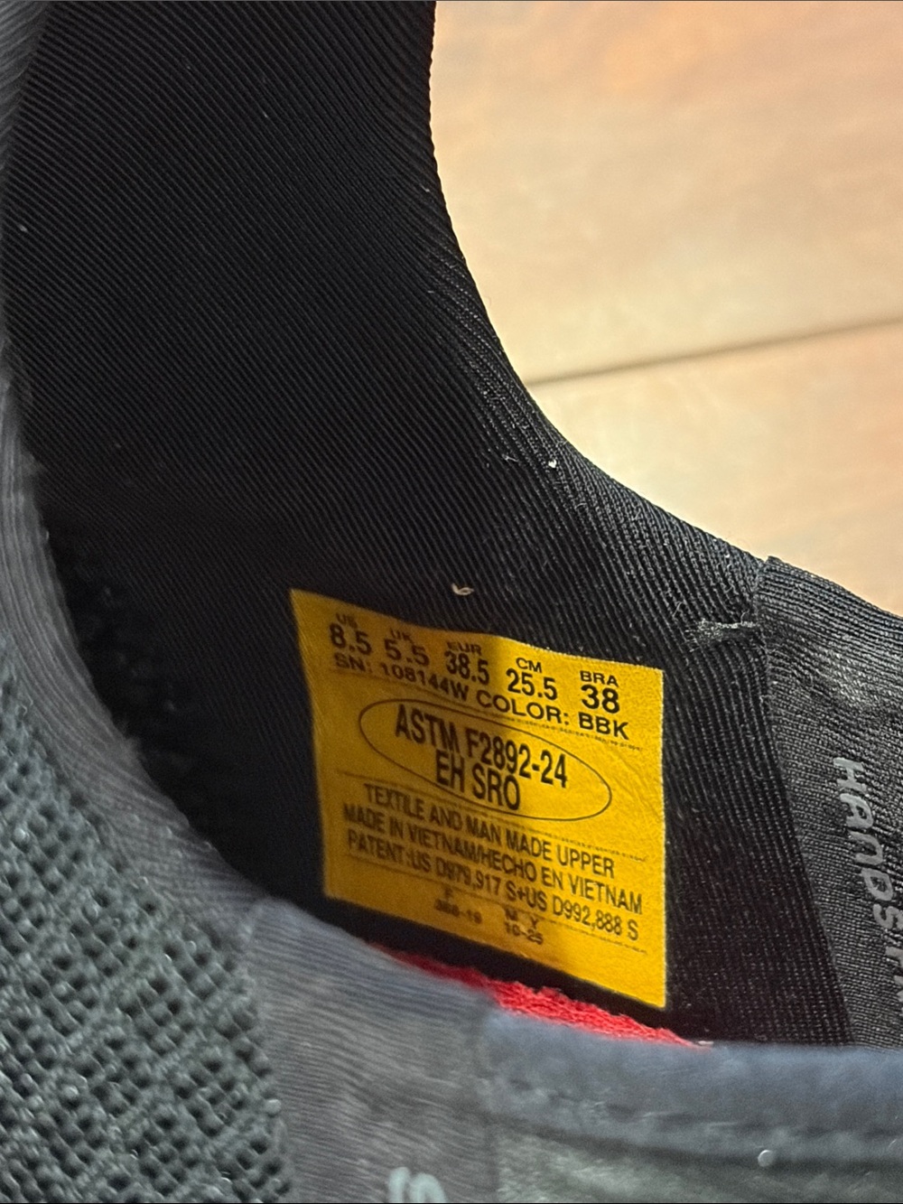 Skechers Black Mesh Slip-On Sneakers - Picture 10 of 16